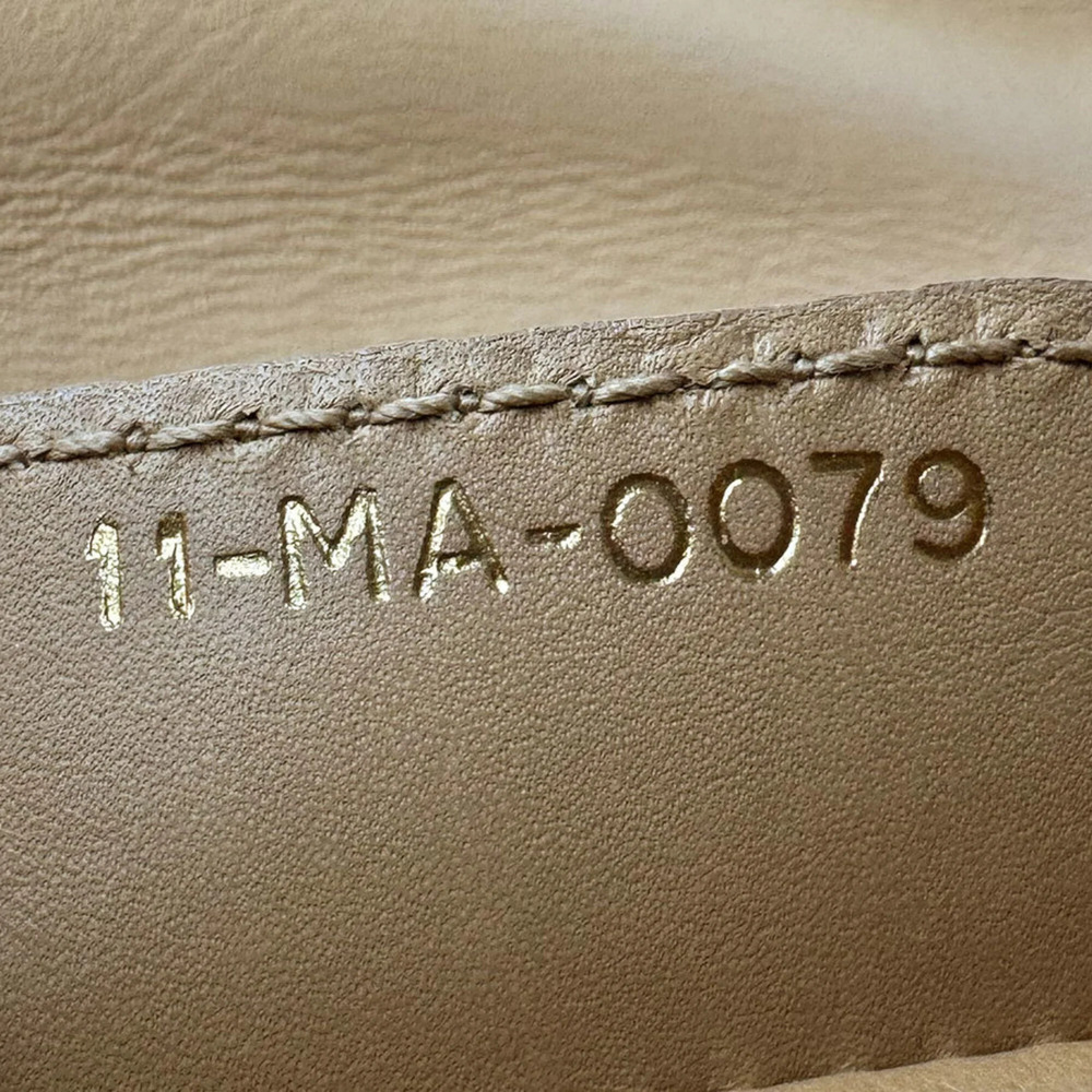 CHRISTIAN DIOR Cream Leather Shoulder Bag - Picture 13 of 13